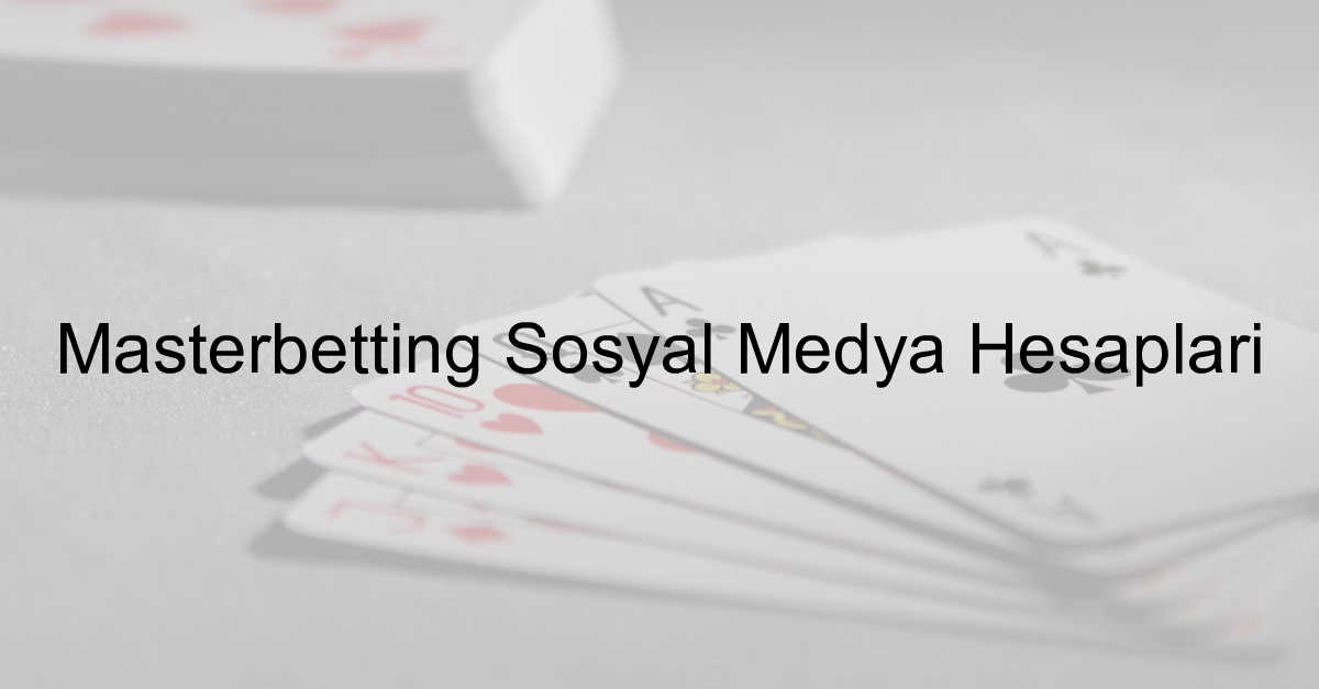 Masterbetting Sosyal Medya